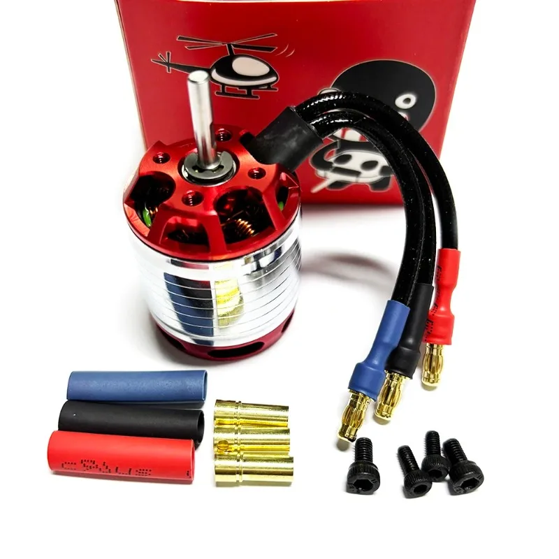 1pcs new GARTT HF450L-1800KV Brushless Motor for Trex 450L 480 Helicopter (motor Shaft: 3.175mm)