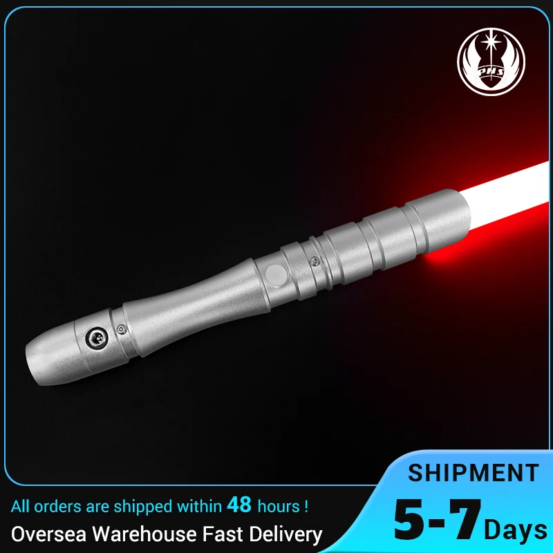 

PHS Heavy Dueling Lightsaber, Loud Sound for Adults ,Rechargeable Metal Cosplay Light saber,Kids Toys（ Single Color Series)