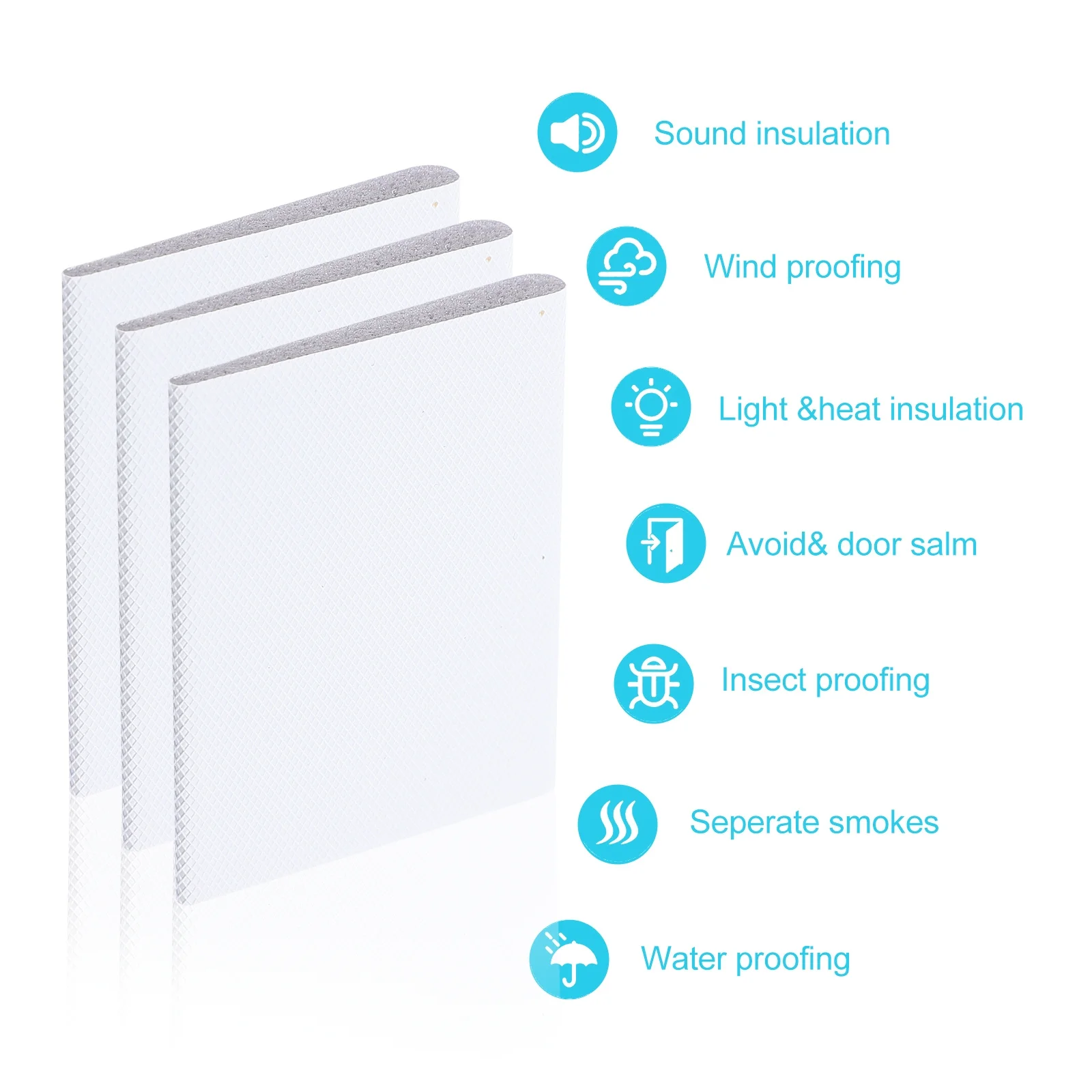 

25Pcs Door Sealing Strips Corner Seals Adhesive Pads Soundproof Waterproof for Home Doors and Windows Door Sealing Strips