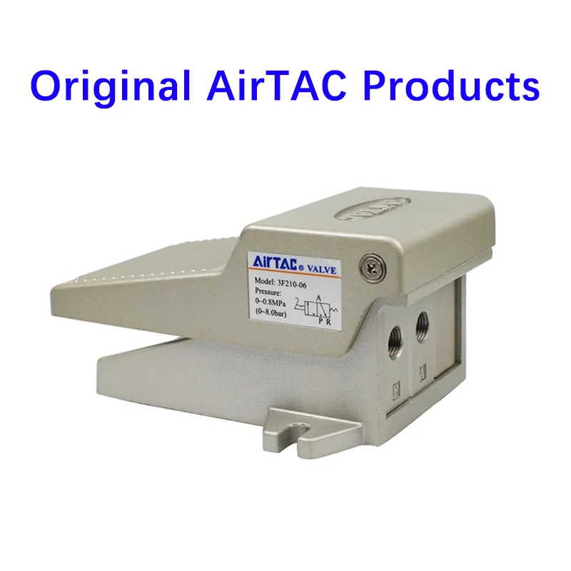 Airtac Foot Valve Pneumatic Foot Pedal Valve Cylnder Control 4F210-08L 3F210-08 Cylinder Controller Pedal