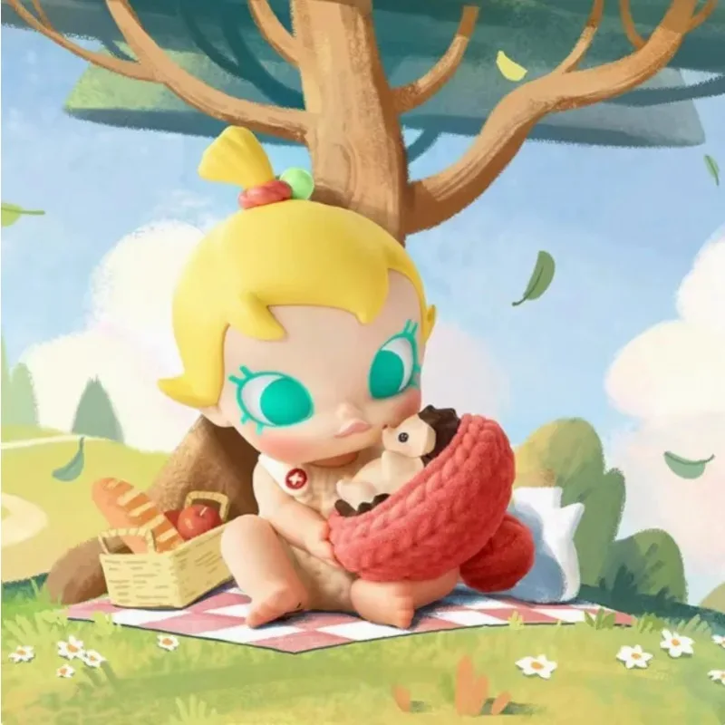 POPMART الأصلي حقيقية الطفل مولي عناق استكشاف خطة سلسلة تمثال صندوق أعمى ألعاب رائعة لطيف الحلي هدية في الأوراق المالية