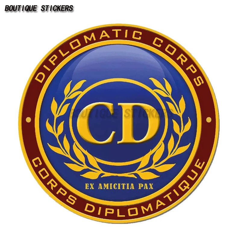 

Diplomatic Corps Emblem Logo ambassadors diplomats POTUS Seal of the President United States USA Self Adhesive Vinyl sticker