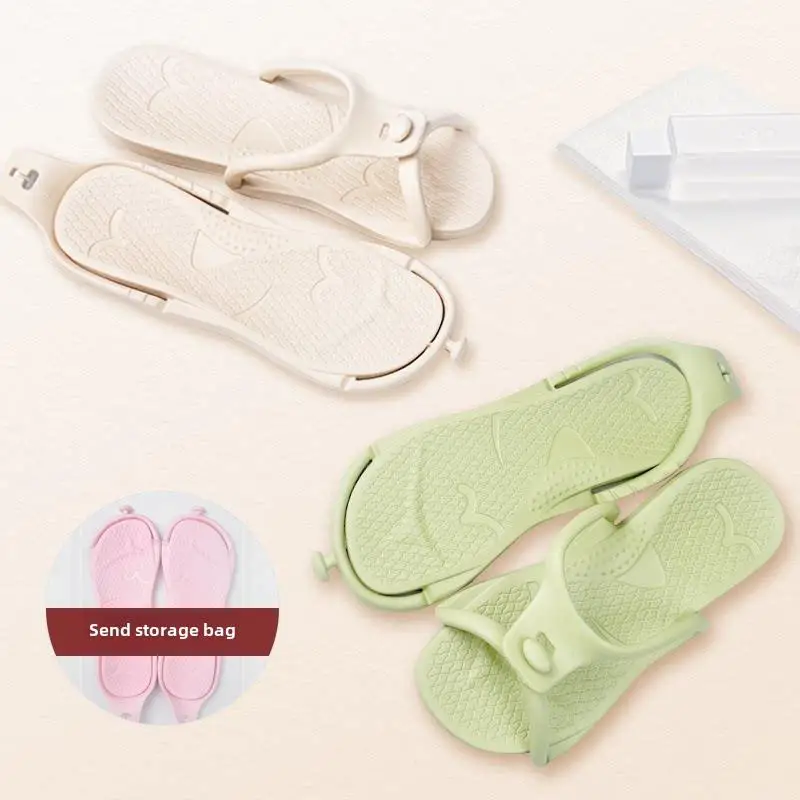 

Портативные складные тапочки для путешествий, нескользящие пляжные туфли, легкие женские тапочки для плавания и душа, незаменимые вещи для путешествий