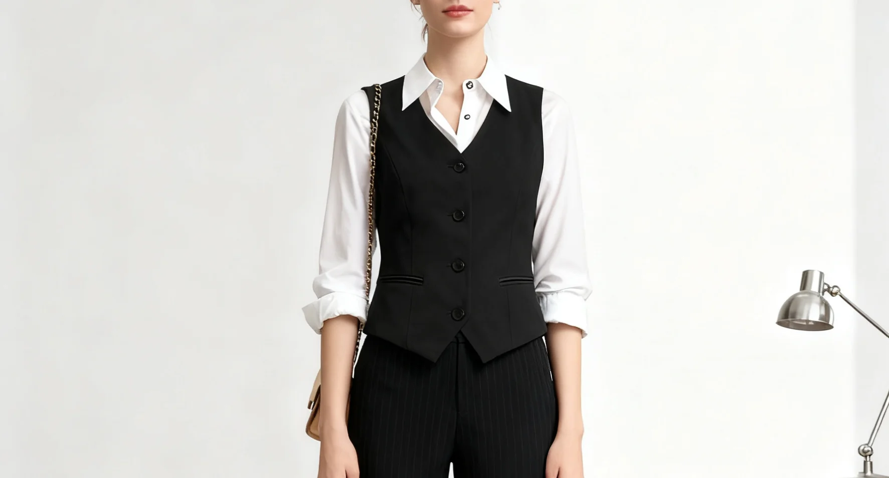 Gilets gilets minces femmes gilet sans bretelles hiver col en peluche chaleur intérieure confortable doublé lavable doux Homewear confortable