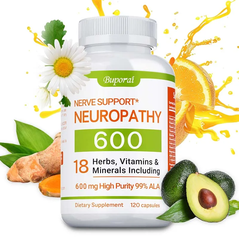 Neuropathy Support Supplement - Contains Alpha-lipoic Acid To Help Support Nerve Health in The Fingers, Hands, Toes, and Feet