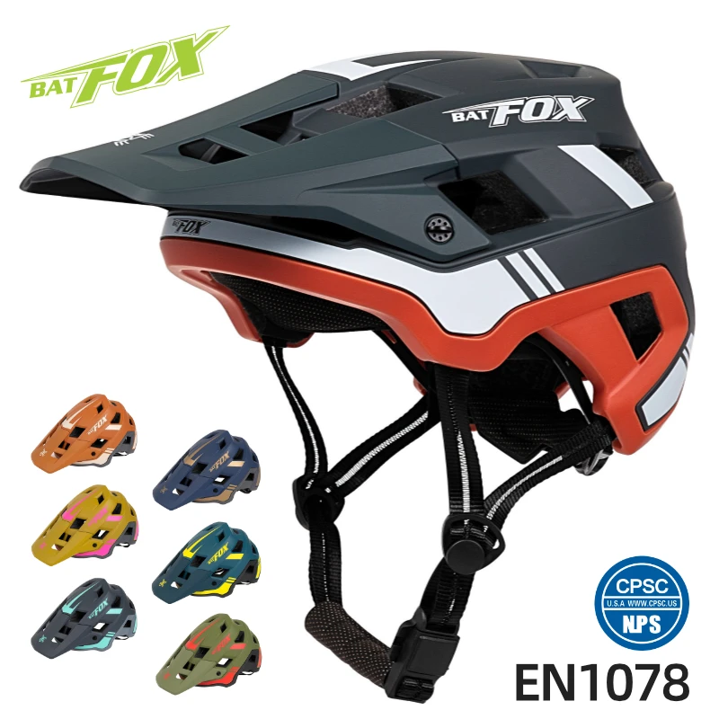 

BATFOX bicycle helmet Cycling capacete ciclismo mtb enduro helmet high quality Integrally-molded Road Mountain Bike Helmet man