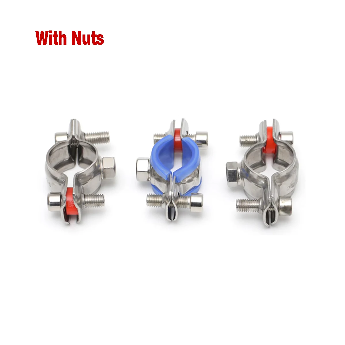 304 Edelstahl feste Rohr halterung Schweiß mutter klemme