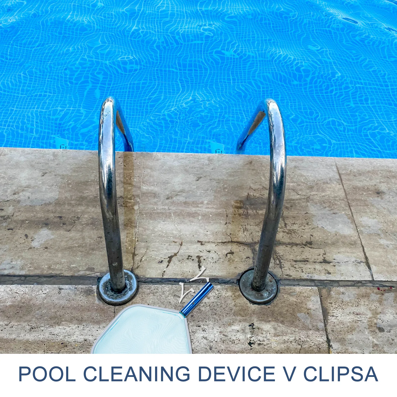 

8Pcs Pool Pole Clips ABS V Shape Design for Skimmer Net Brush Handle Easy Installation Pool Pole Clips Locking Clip Replacement