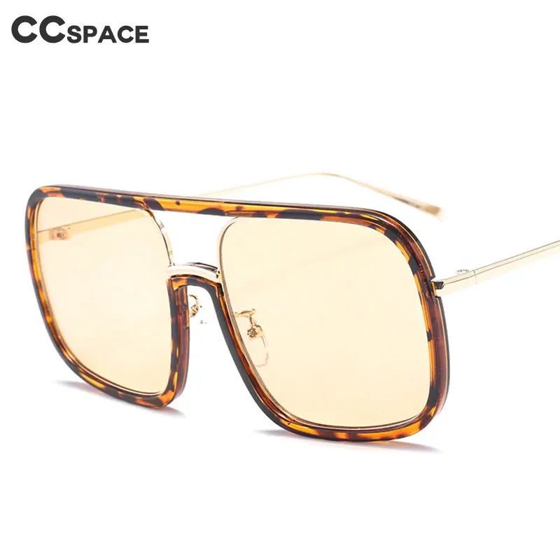 46160 Square Big Frame Sunglasses Men Women Fashion Shades UV400 Vintage Glasses