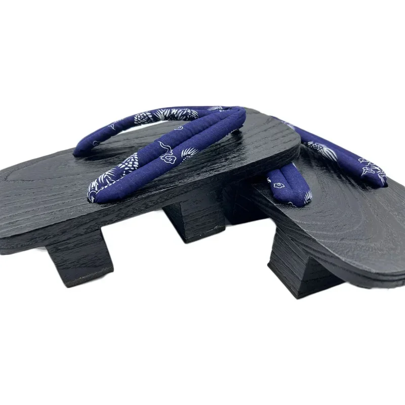 MeetLife мужские японские сабо Geta, традиционное самурайское кимоно, деревянные шлепанцы, обувь с двумя зубцами, восточные сандалии, тапочки M17