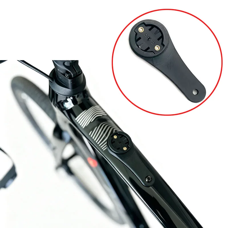 1PCS 3D-Printed PETG Bike Computer Mount Top Tube Holder for Garmin Wahoo iGP Standard Interface Gravel Road Bicycle Accessories