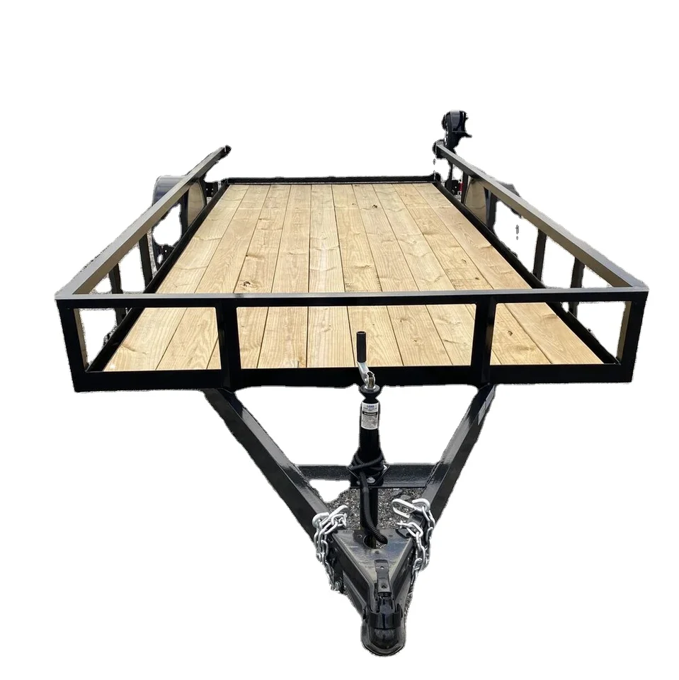 6x12 7x12 Powder Coated Landscape ATV Utility Car Trailer Multi-Purpose