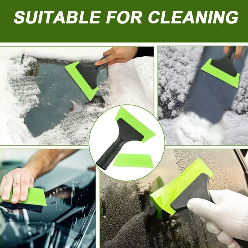 Non-Scratch Soft Silicone Handy Squeegee Car Water Window Wiper Snow Clean Scraping Tool Film Scraper Car Accessories