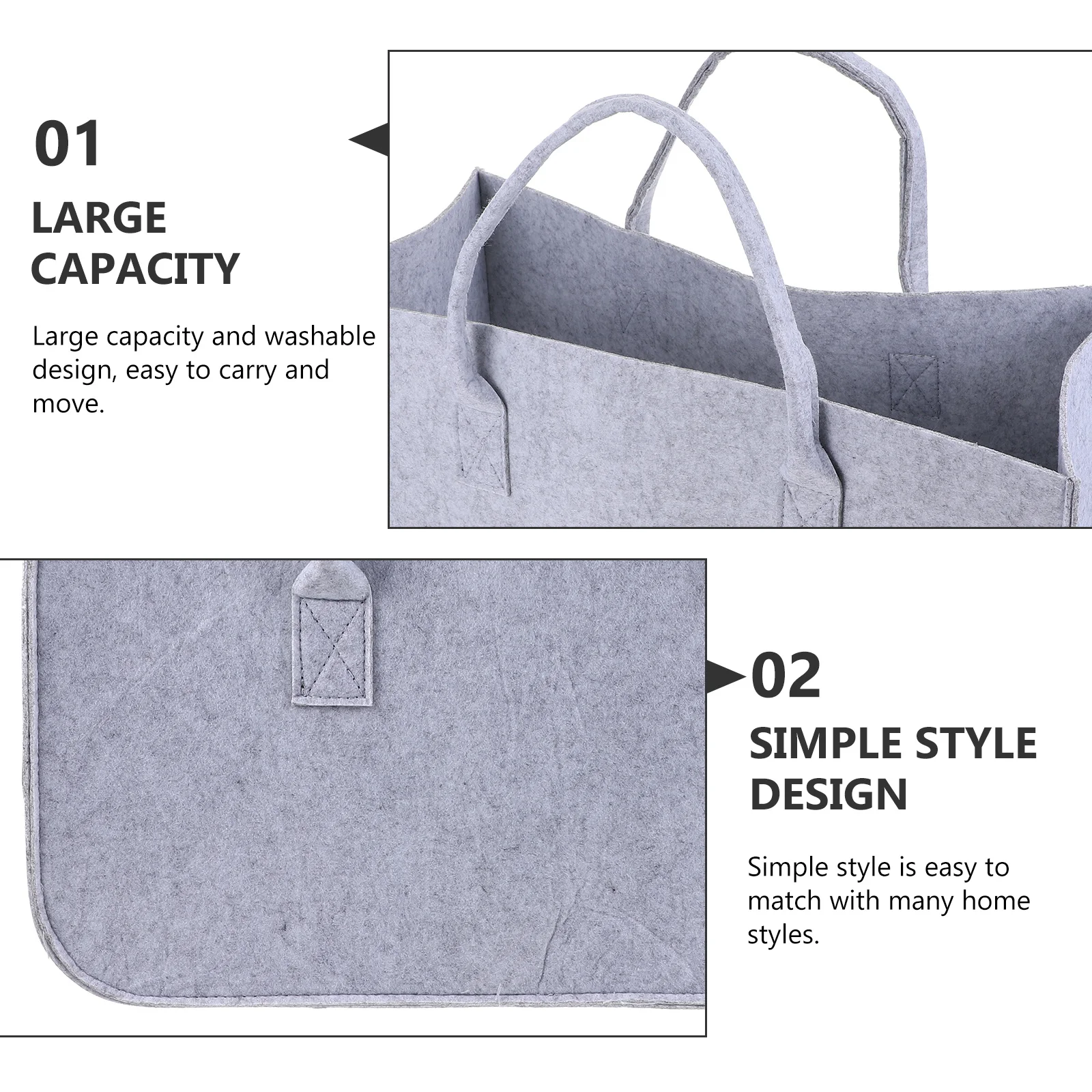 

1Pcs Storage Bag Large Capacity Folding Laundry Pouch Simple Household Sundry Carrying Tote Portable Foldable Organizer