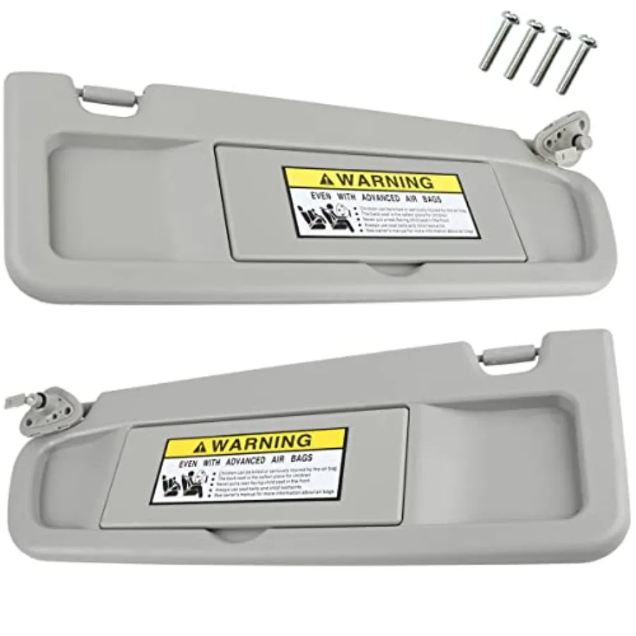 

Left Driver and Right Passenger Side Sun Visor Compatible with Honda Civic 2006 2007 2008 2009 2010 2011 Replaces # 83280-SNA-A