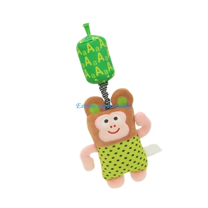090B Interactive Baby Bed Hanger Animal Rattle Crib Mobile Toy Learning Activity Toy