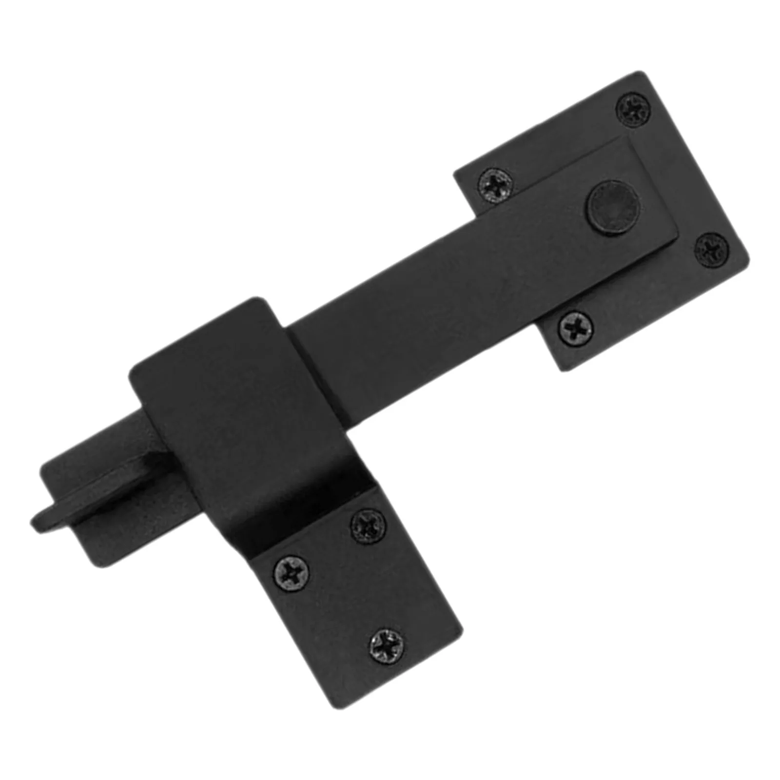 1Set Classic American Style Barn Door Latch 180 Degree Rotation Lock Heavy Duty Wrought Iron for Sliding Doors Gates Interior