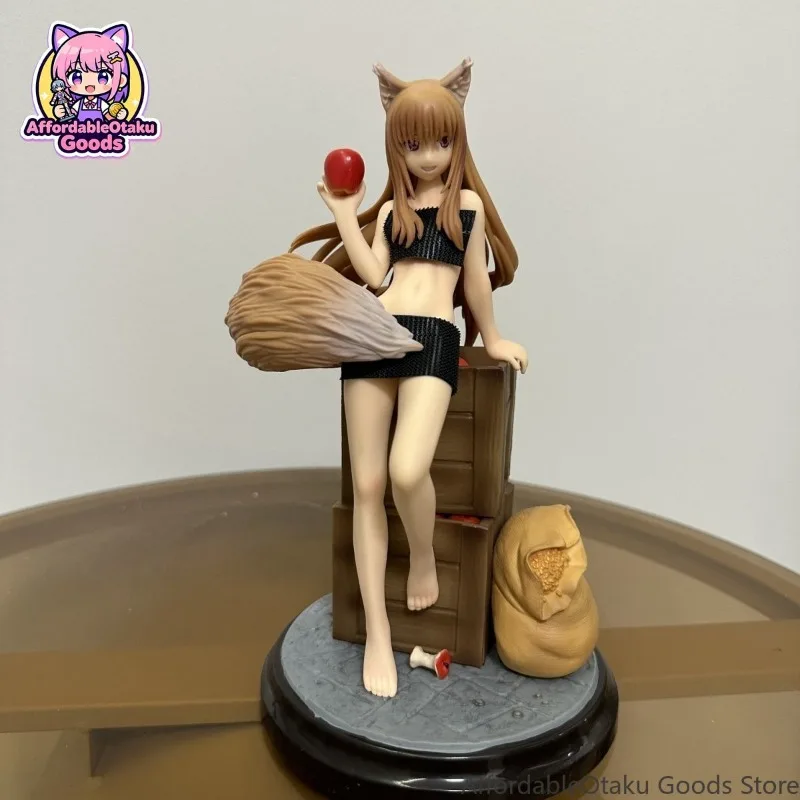 Spice and Wolf Holo Wise Wolf 2nd Ver. Chibi Cute Boxed Prize Figure Anime Collectible Desk Car Decor Gift view 2