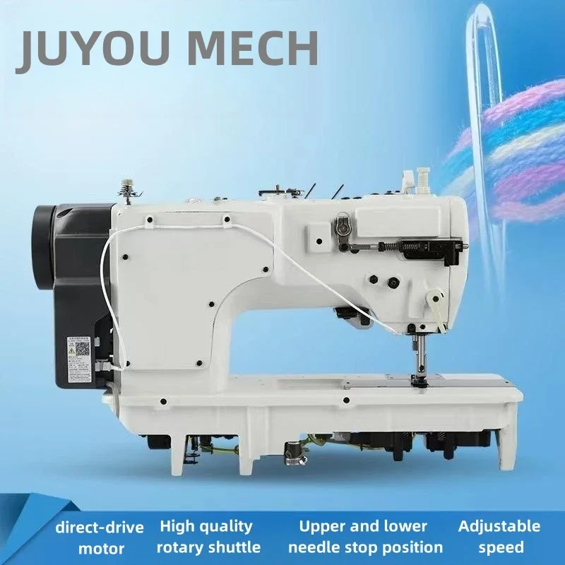 JY Hot sale industrial sewing machine double needle dircey drive stitcher sewing machine