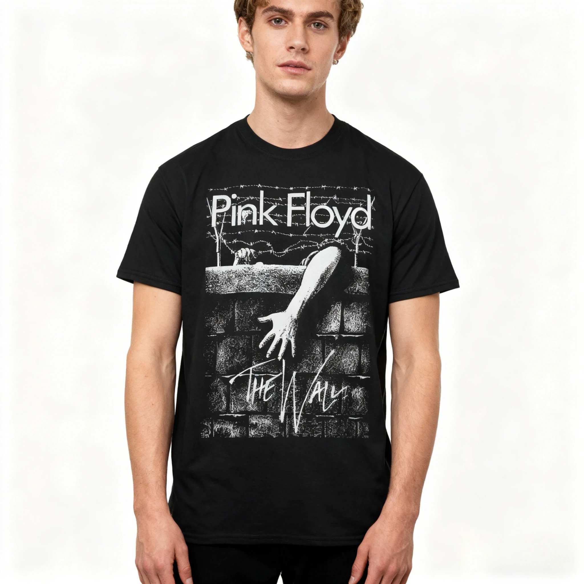 Camisetas con periféricos de póster de álbum de banda de Rock Pink Floyd, camiseta con estampado de Wish You Were Here para hombres y mujeres, camisetas holgadas de algodón de gran tamaño Y2K