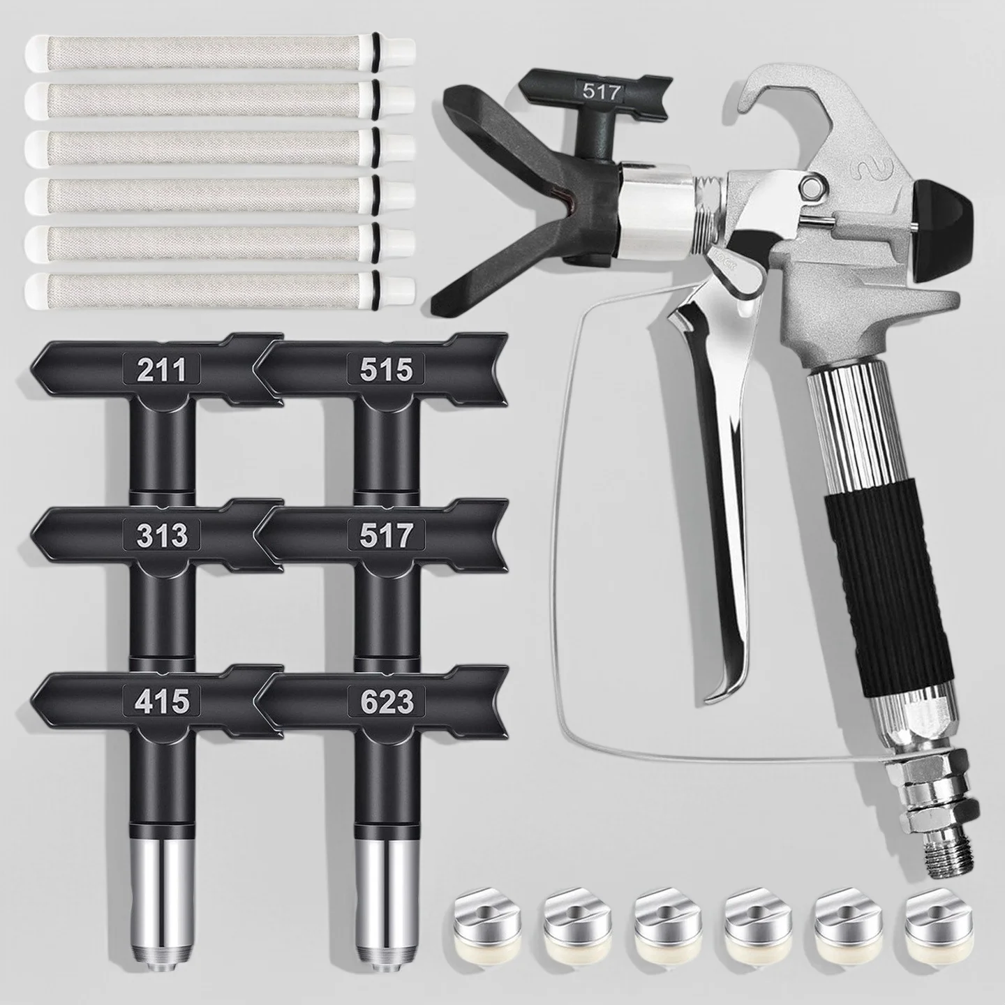kit-pistola-a-spruzzo-airless-da-14-pezzi-con-6-ugelli-211-313-415-515-517-623-e-6-filtri