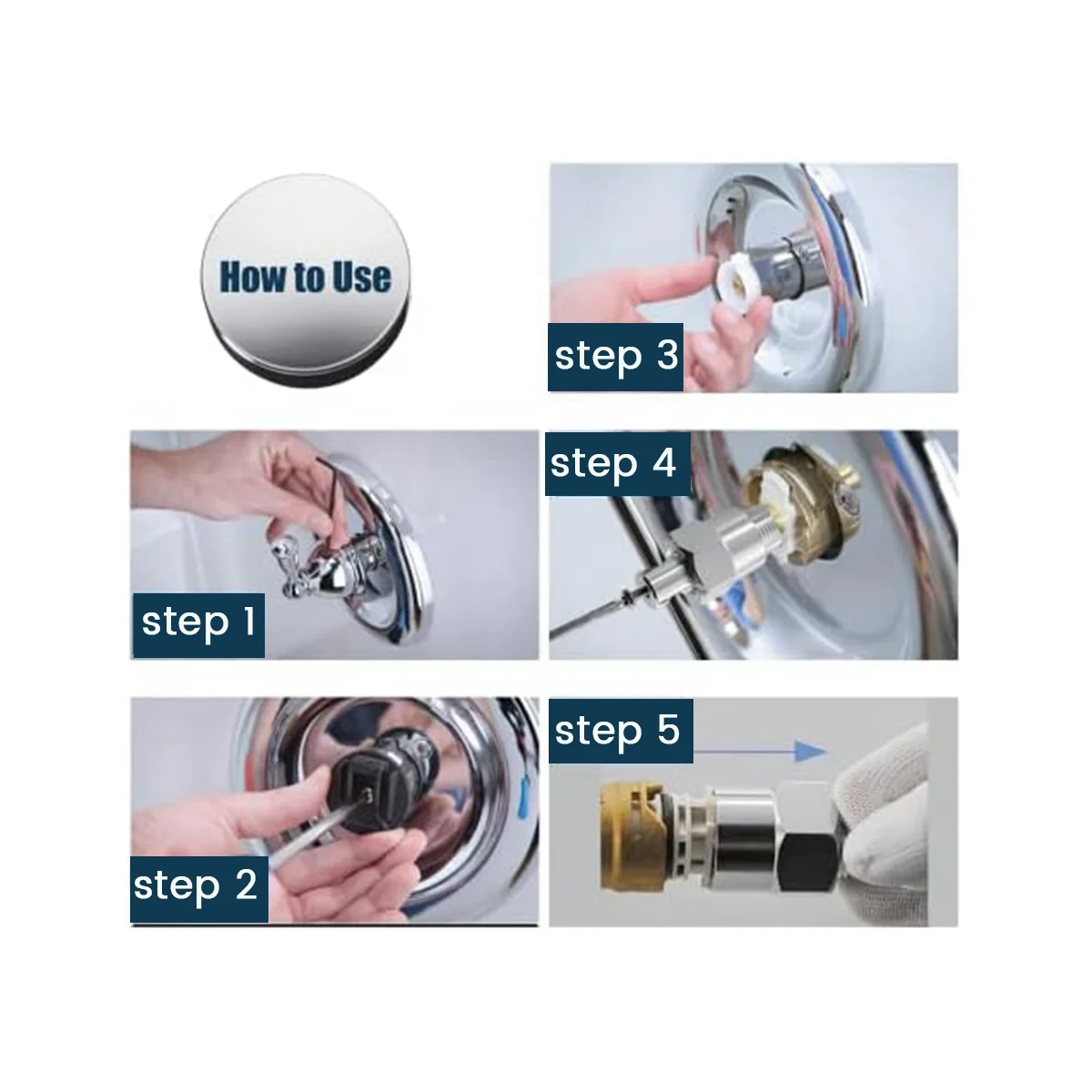 أداة إزالة ، مجتذب متوافق مع ل 1200 ، 1222 ، 1225 ، خراطيش مقبض واحد ، 2 قطعة ، 104421