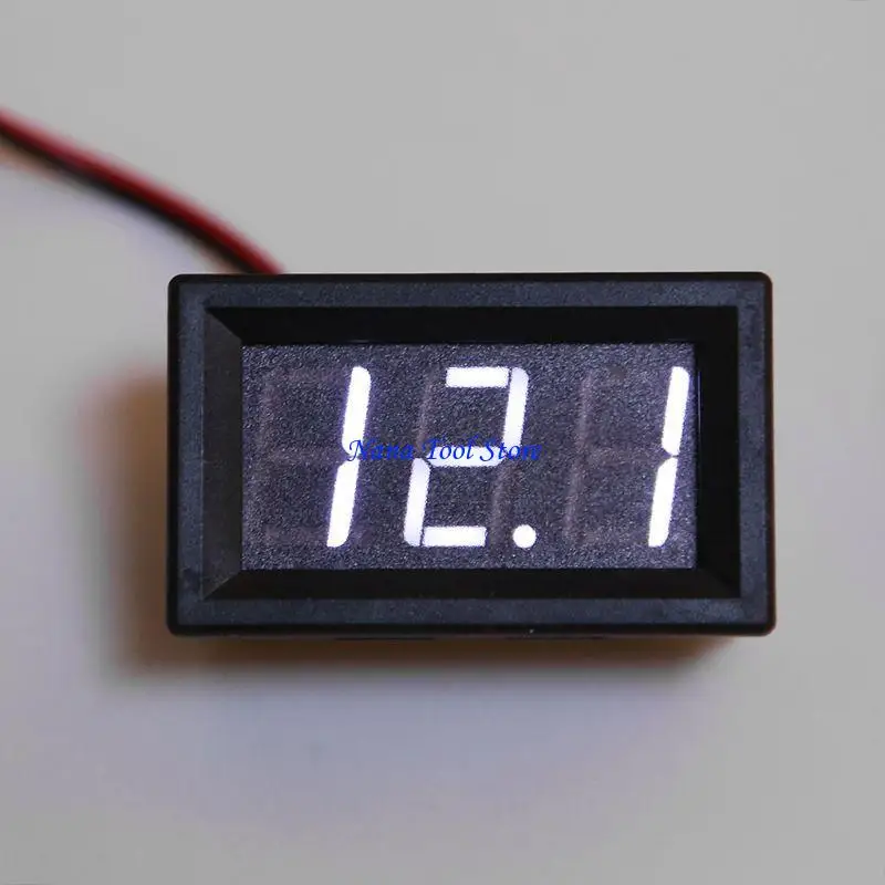 31GJ 0.56-inch Digital Voltmeter 5-120V Only Measures 2 Wires LED Disp
