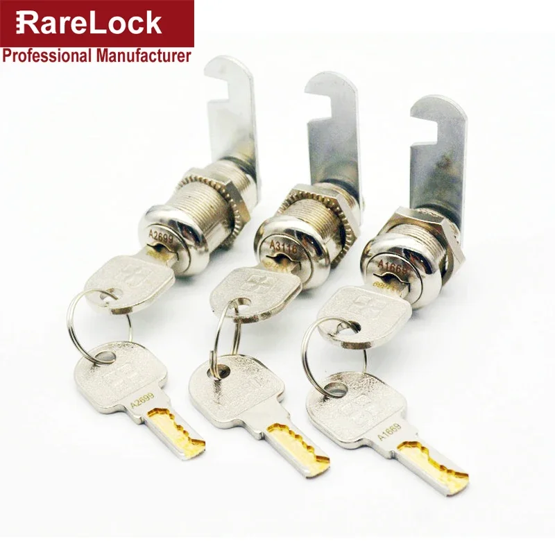Cam Lock for Tool or Cash Box ATM Gym Cabinet Sliding Door School Locker Office Drawer Hardware Security DIY Rarelock MS486 i