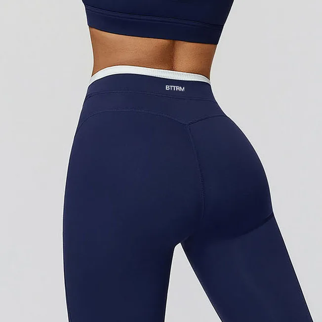 BetterMe High Waist Fitness Sports Leggings Solid  Leggings Women Gym Workout Trousers Female Quick Dry Push Up Slim Yoga Pant