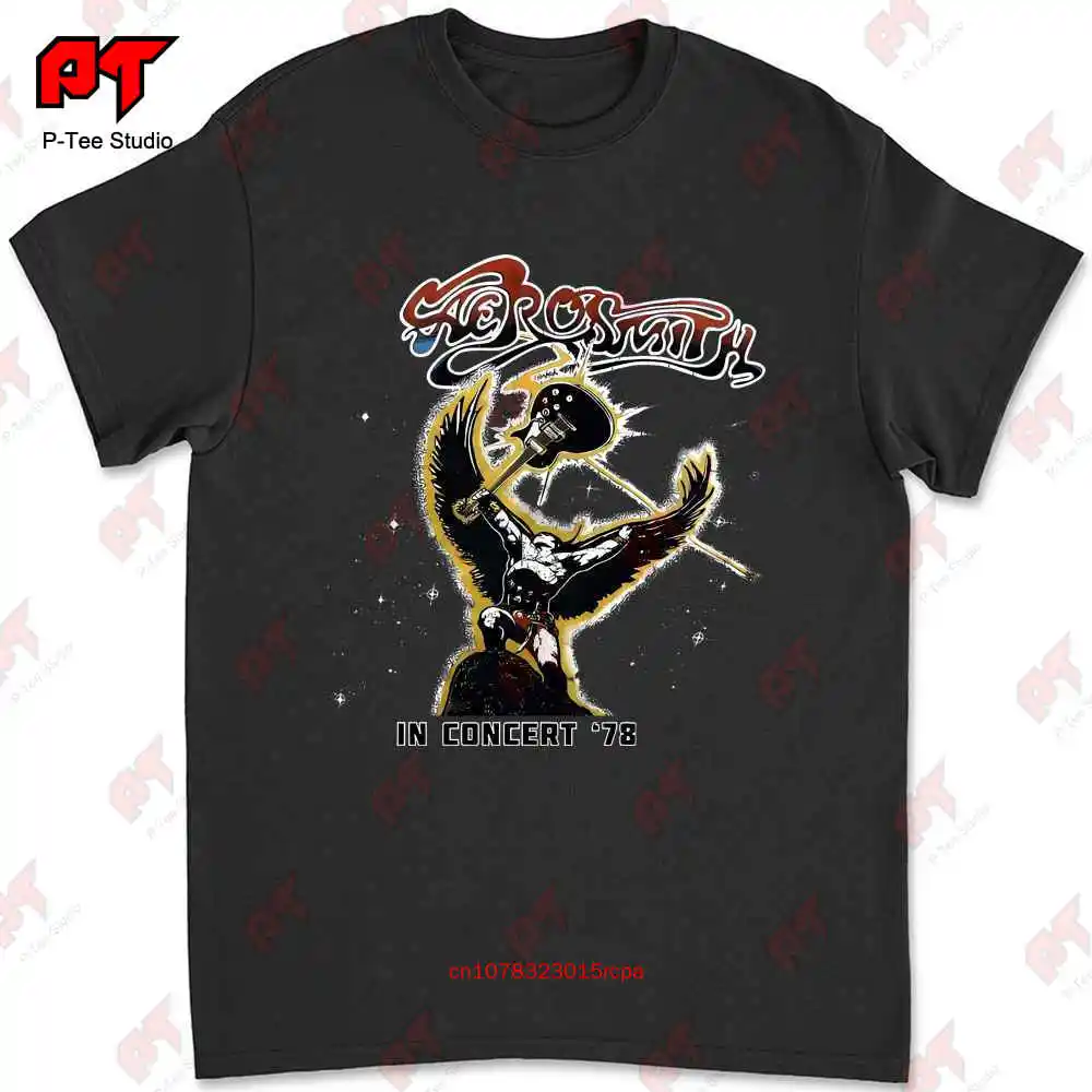 

Vintage 1978 Aerosmith In Concert American Tour T Shirt 4TKL