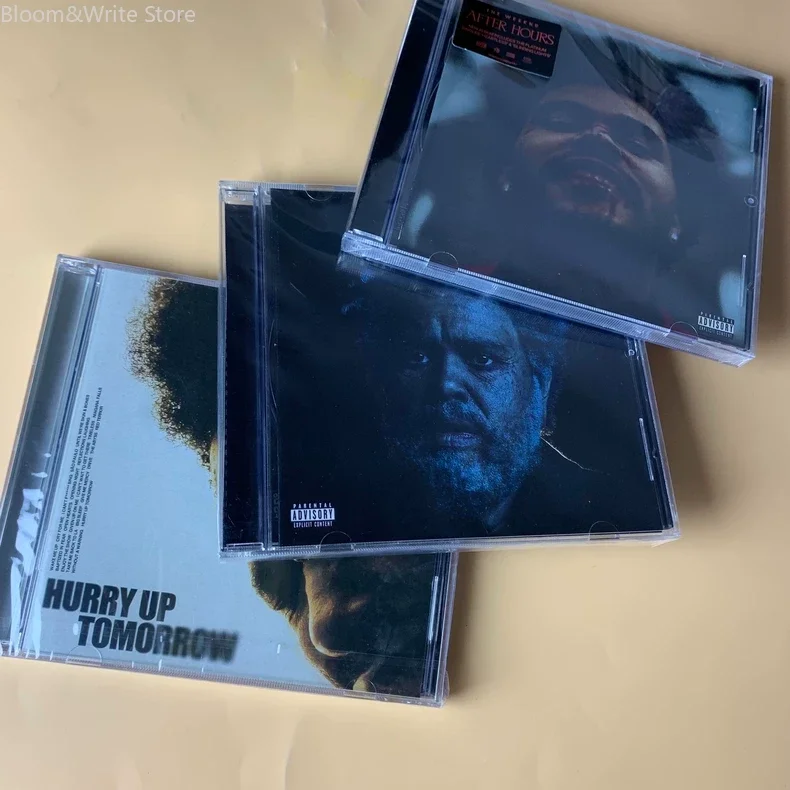 t-the-weeknd-3‑cd-set-after-hours-dawn-fm-hurry-up-tomorrow-pop‑rap-synth‑pop-music-album-classic-hit-tracks-collection