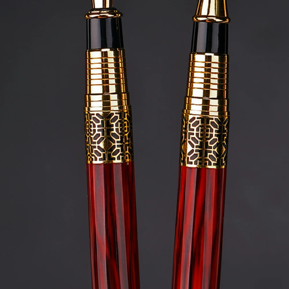 Luxury Rosewood Fountain Pen Traditional Style Office Stationery Smooth Writing Nib Professional Business Gift Pen