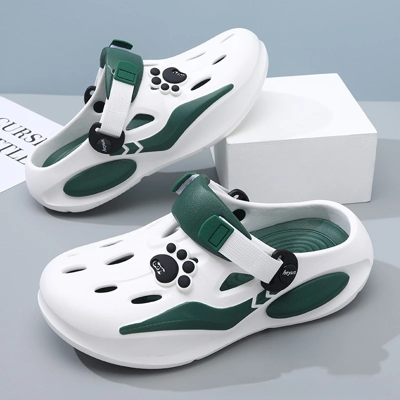 

Comfortable Men's Slip-On Shoes 2025 Thick Sole Anti-Slip Lightweight Casual Beach Walking Sandals