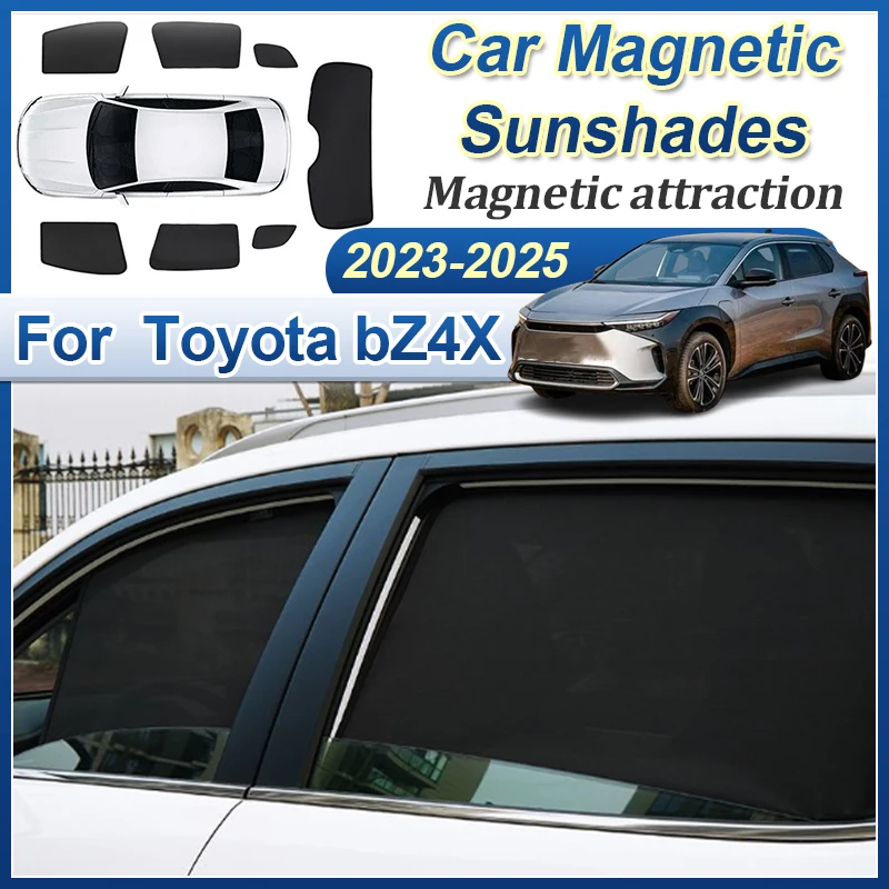 

Для Toyota bZ4X EA10 2023-2025: Аксессуары, солнцезащитный козырек на лобовое стекло, складная панель-шторка, защита от солнца для окон автомобиля