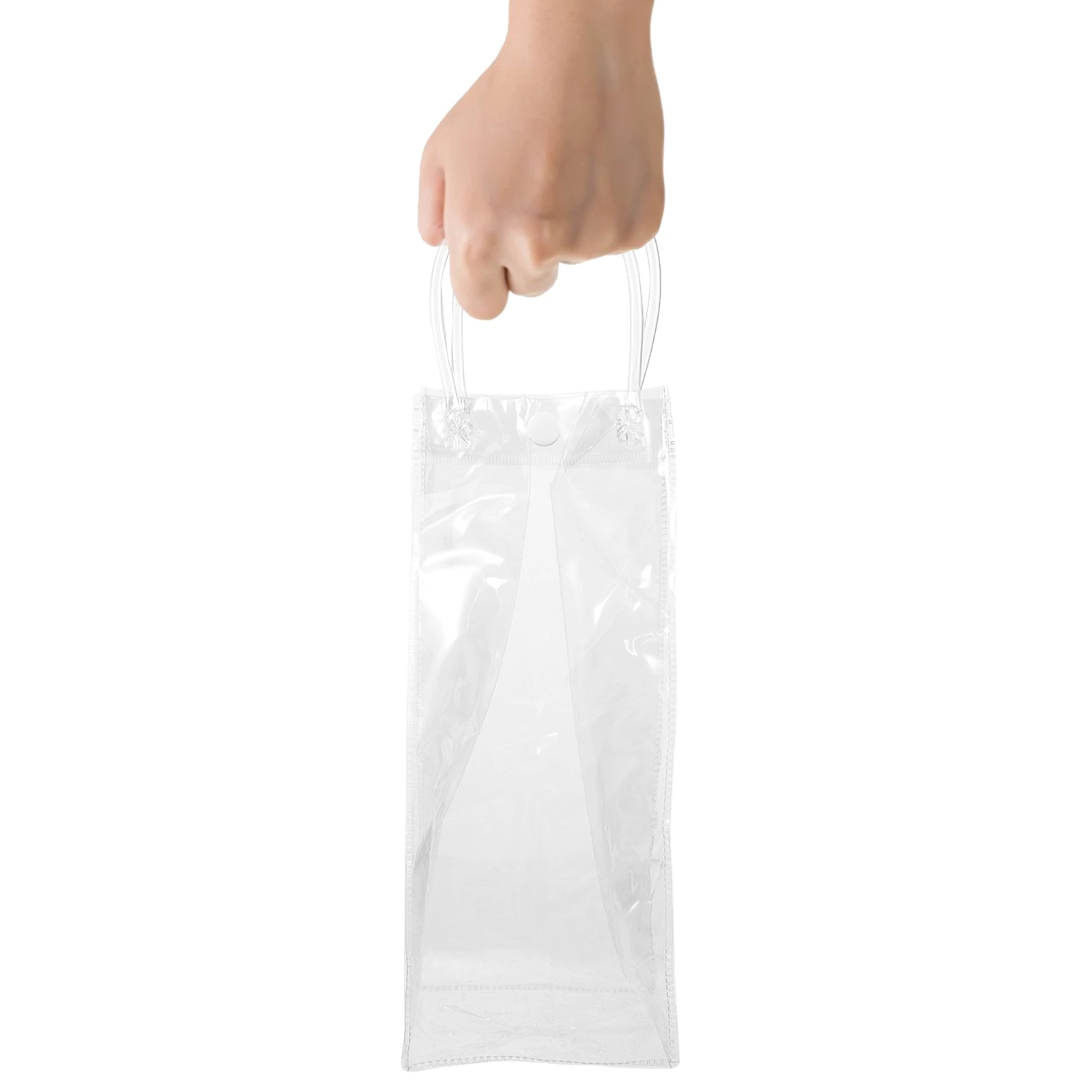 

10pcs Red Wine Bottle Bags Wine Bottle Tote Bags Lightweight Reusable Package Bags Clear PVC Gift Packing Bags Wine Bag Pouch