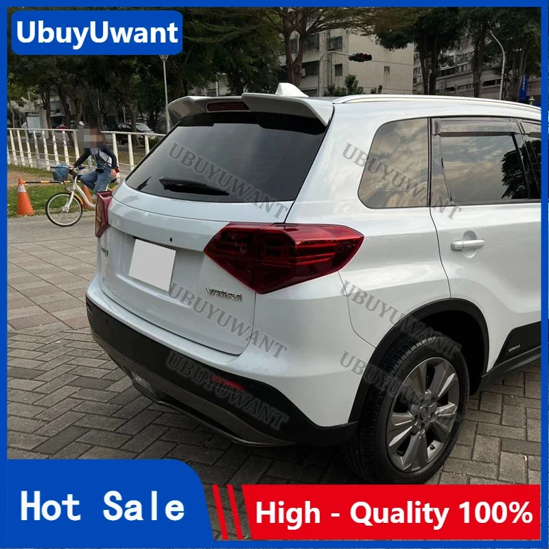 For Suzuki Vitara 2015 To 2022 High Quality ABS Plastic Rear Wing Roof Rear Box Decorated Spoiler