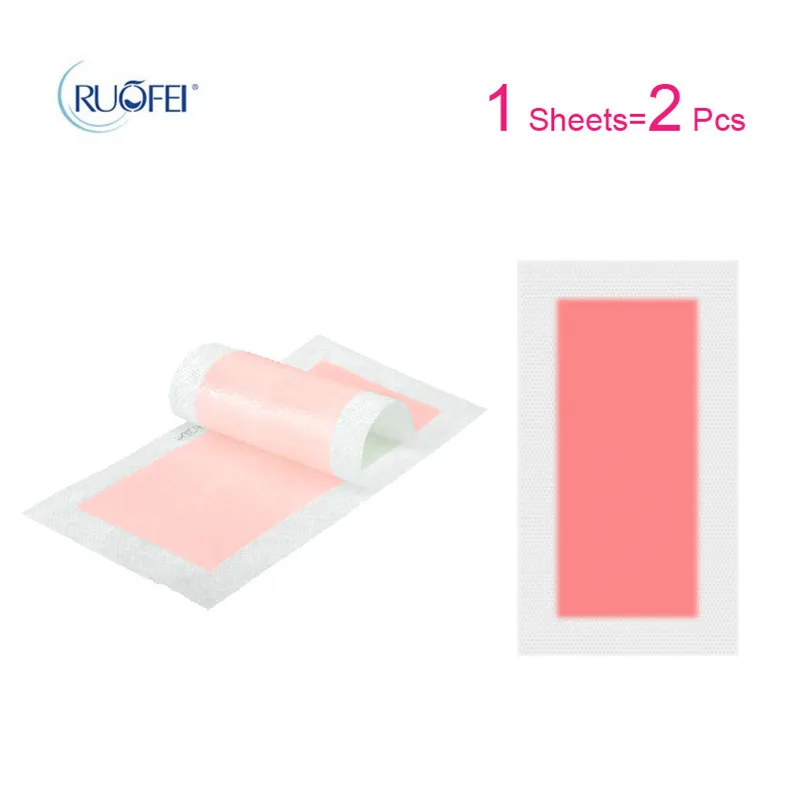 10pcs/lot Removal Wax Strip Paper Depilatory Nonwoven Epilator Pad Patch Waxing For Face / Legs / Bikini