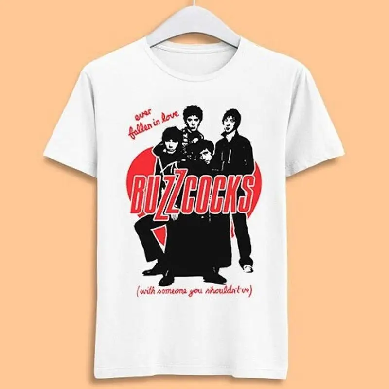 Футболка Buzzcocks Ever Fallen In Love, забавный стиль, геймер, культовый фильм, музыкальный топ для взрослых T1305 Футболка Buzzcocks Ever Fallen In Love, забавный стиль, геймер, культовый фильм, музыкальный топ для взрослых T1305