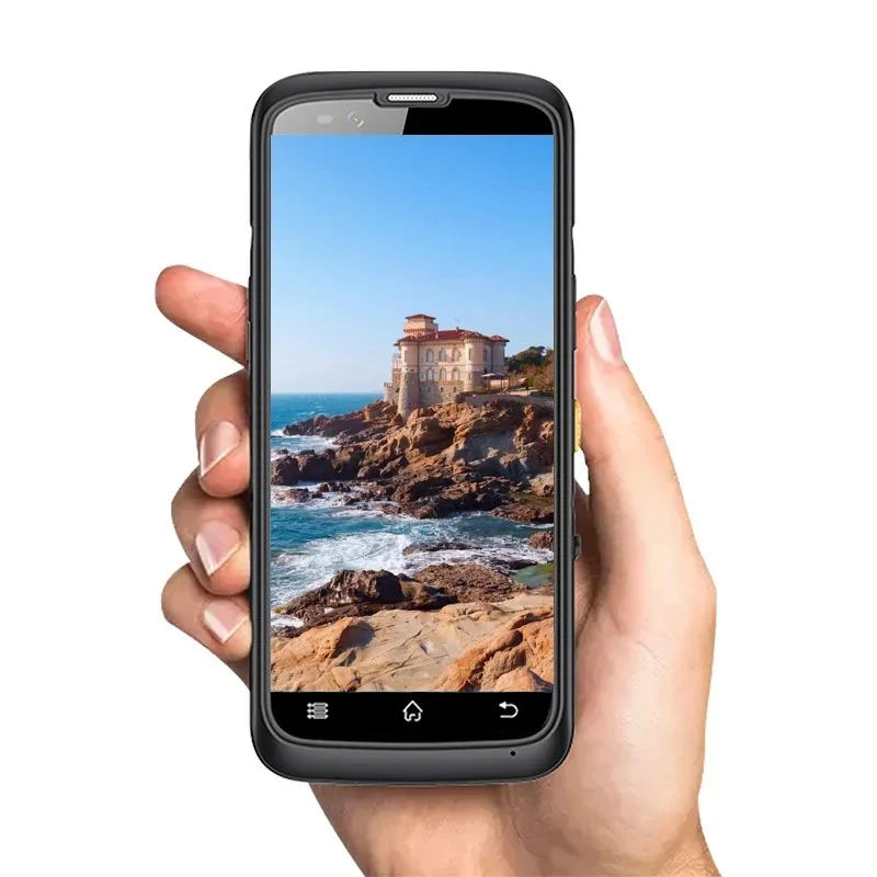 Rugged portable Android mobile data collection end point 4G WiFi NFC reader 1D 2D barcode scanner handheld industrial PDA