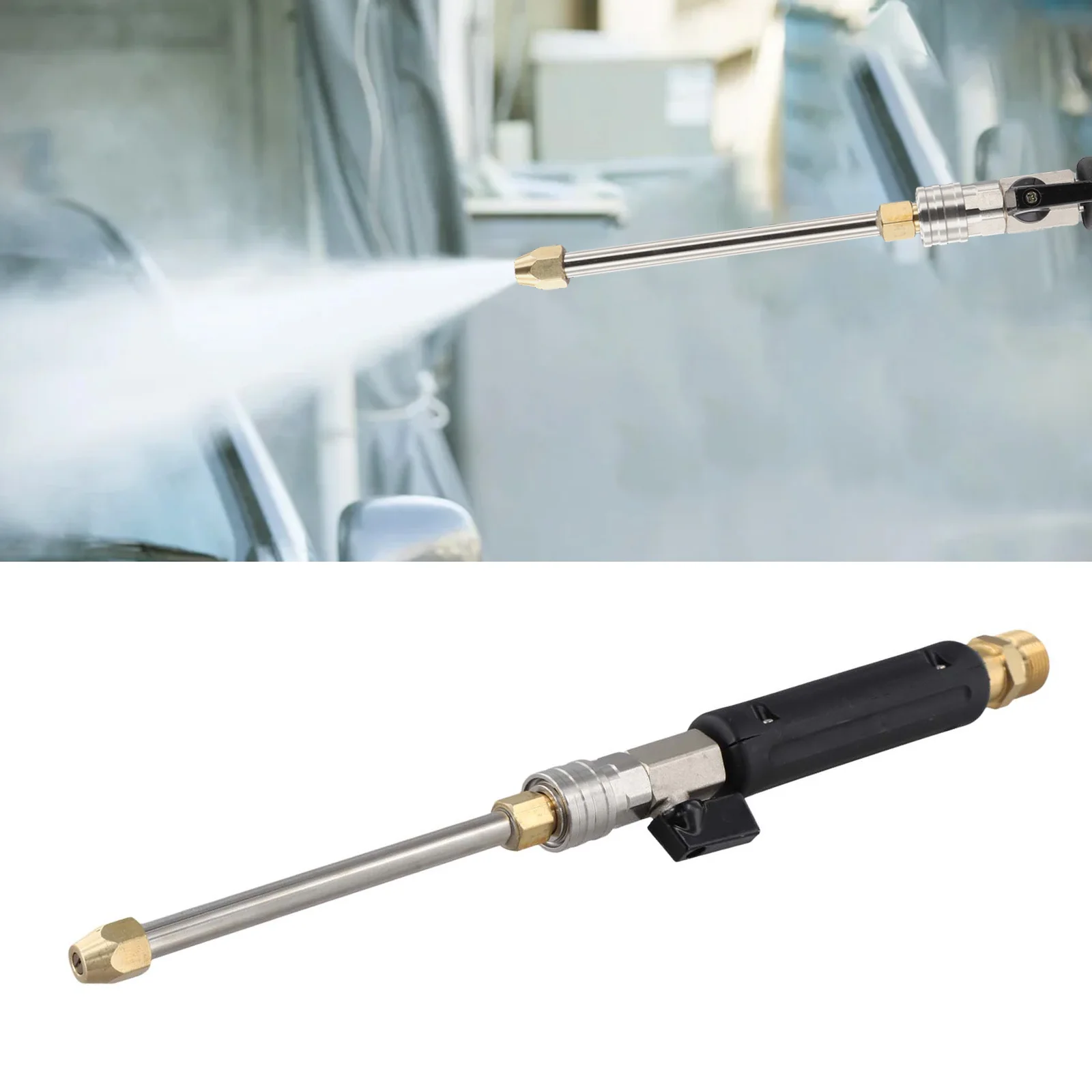 

Portable Cleaning Equipment Car Wash Nozzle Plant Watering Adaptable Spray Settings Compact Lightweight Design