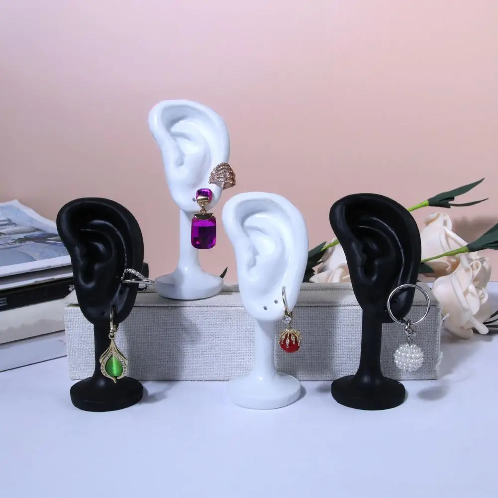 Earrings Display Holder Stand Mannequin Jewelry Rack Ear Shaped Ear Studs Organizer Jewelry Display Earrings Jewelry Shop Tool