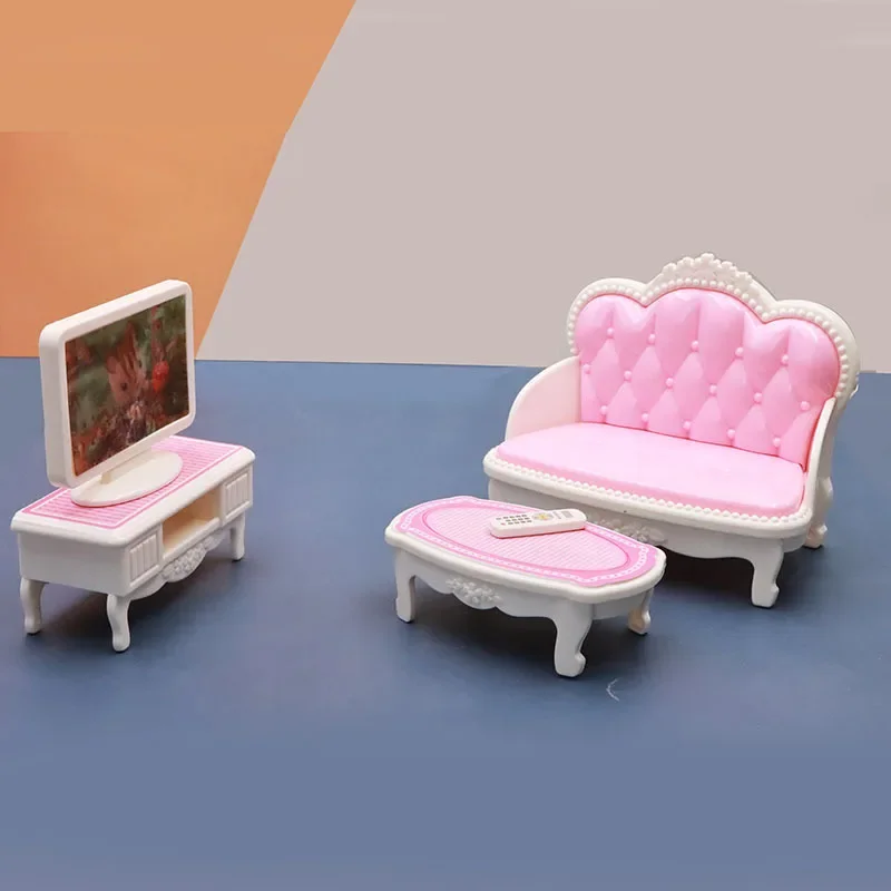 

Miniature Living Room for 1/6 1/12 BJD Doll Blyth MH CD FR SD Kurhn Dollhouse Mini Kitchen Play Accessories Girl Toy