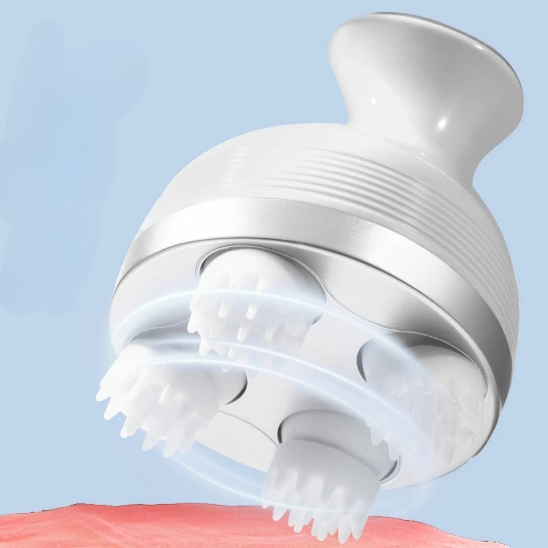 

Электрический массажер для головы 3D беспроводной массажер для кожи головы массаж тела здравоохранение плеч шеи глубокий массаж разминания тканей