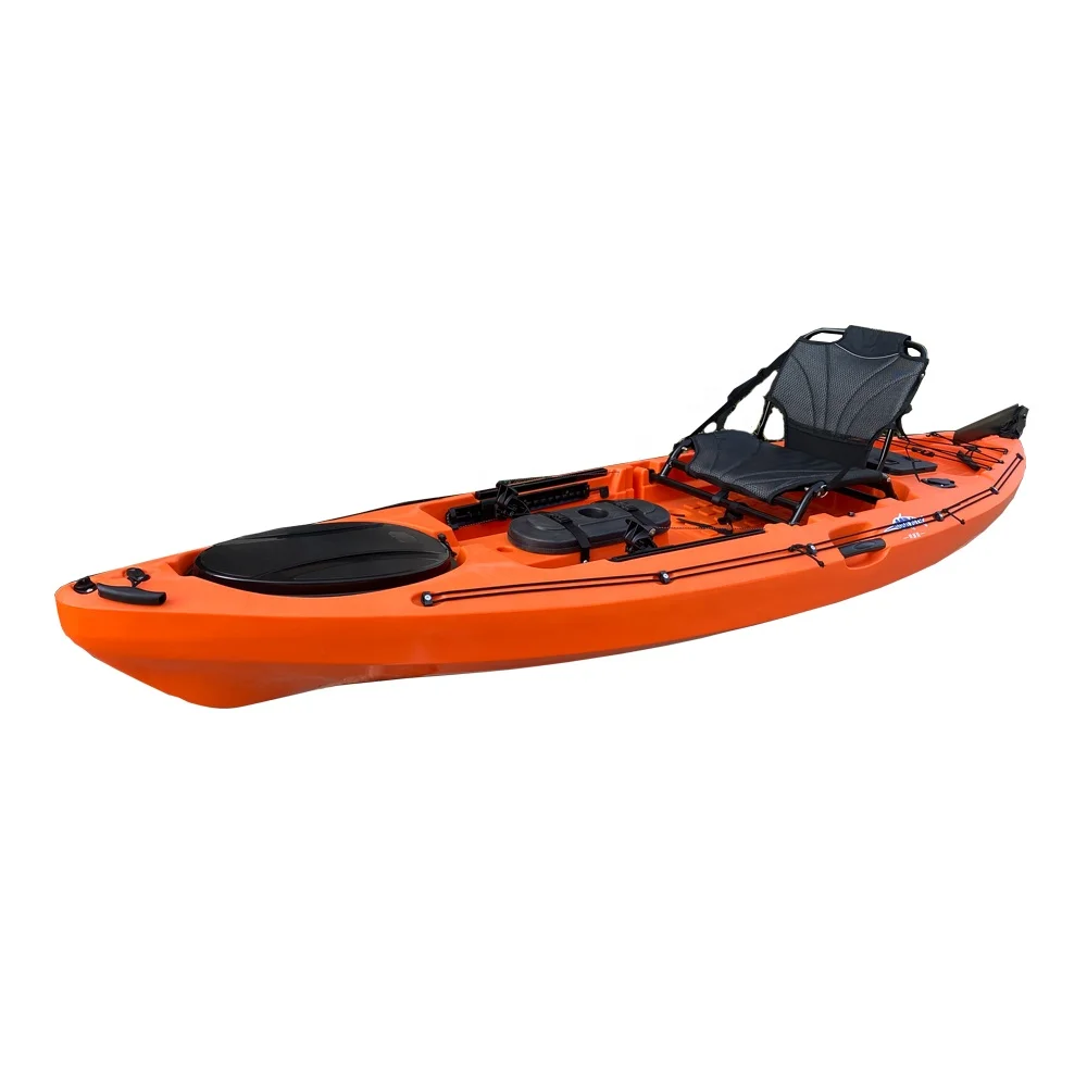 Sit on Top Fishing Kayak with Pedal and Aluminum Seat China Rotomolded Kayak