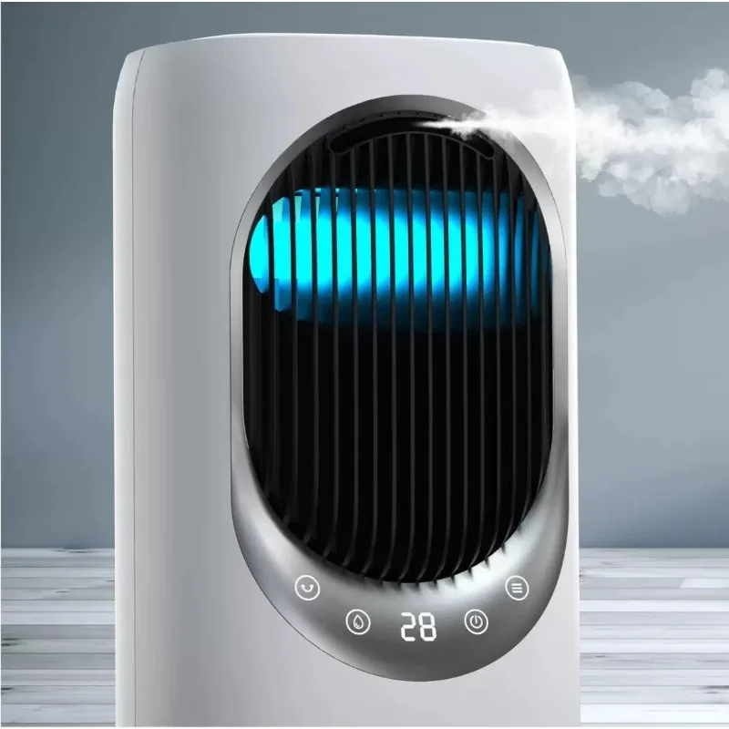5A Vertical Cooling Heating Fan Mist Humidifier Bladeless Air Conditioner Home Use Quiet