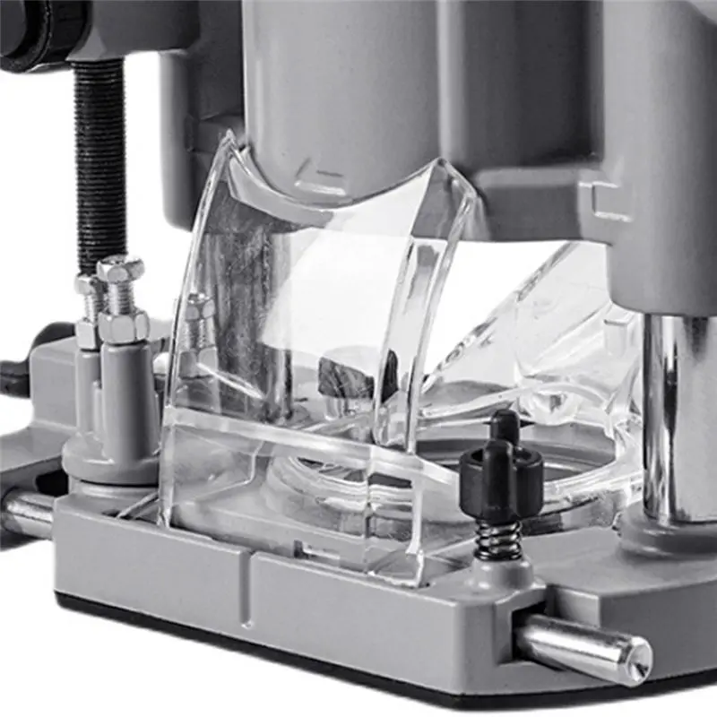A01F-Adjustable Trimming Machine With Plunge Router Base,Double Handle,Heavy-Duty Milling Power Tool For Precision Woodworkin