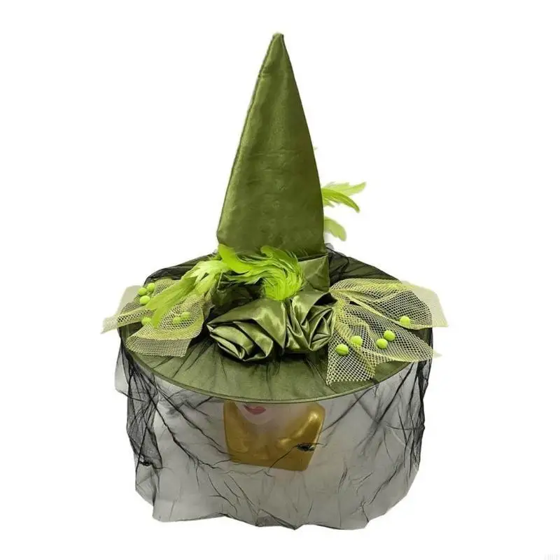 Eye Catching Hat Beautiful Large Size Witch Hat for Halloween Parties