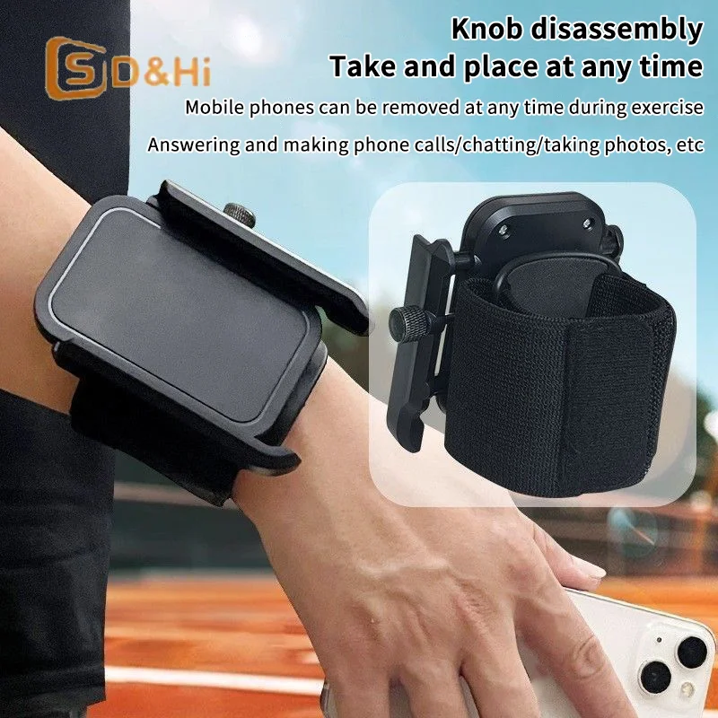 

Multi-function Phone Holder For Car 360 Rotation Wristband Mobile Support Universal Phone Stand For Sports Cycling Fitness