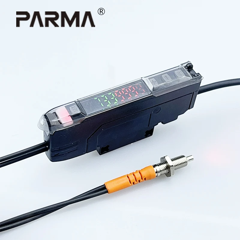 Long-distance high-speed optical fiber amplifier optical fiber sensor detection and positioning photoelectric switch