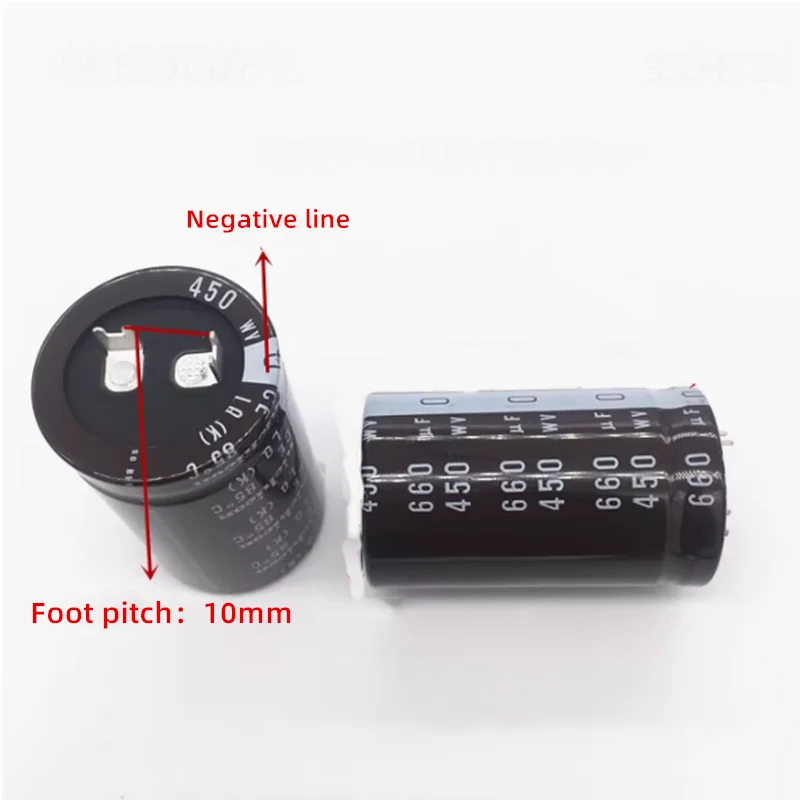 1PCS Square feet Electrolytic capacitor450V180V piece leg 180UF470UF1000UF1500UF1200UF820UF560UF2200UF500UF600UF660UF Flat feet
